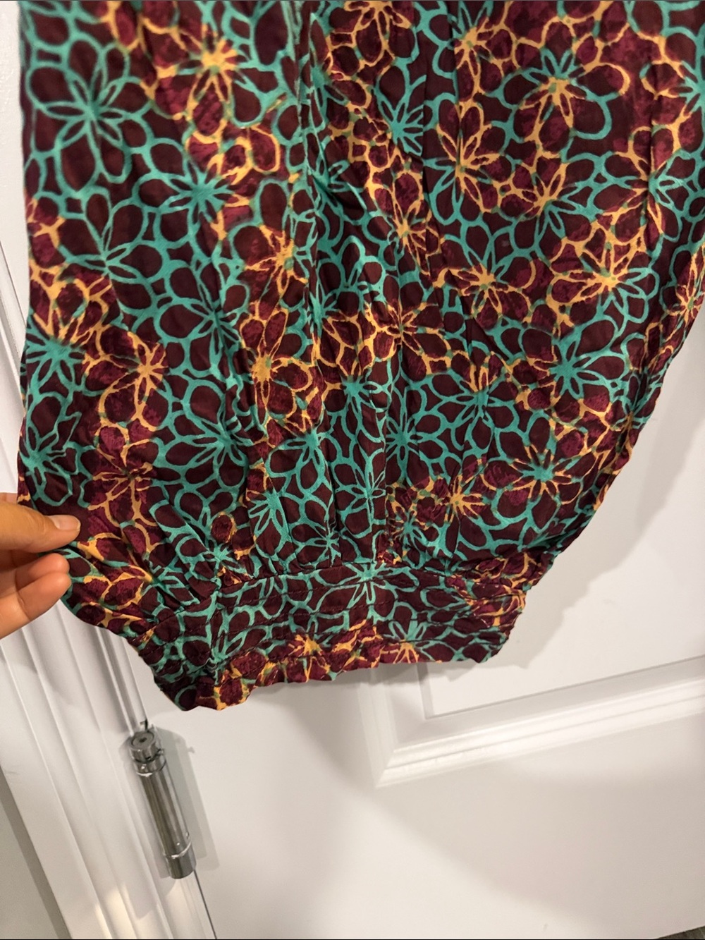 Anthropologie Printed Spaghetti-Strap Jumpsuit - #156 - Picture 6 of 10